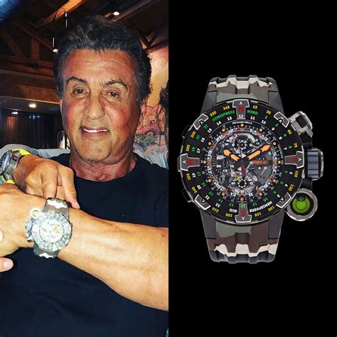 richard mille sylvester stallone|stallone watch collection.